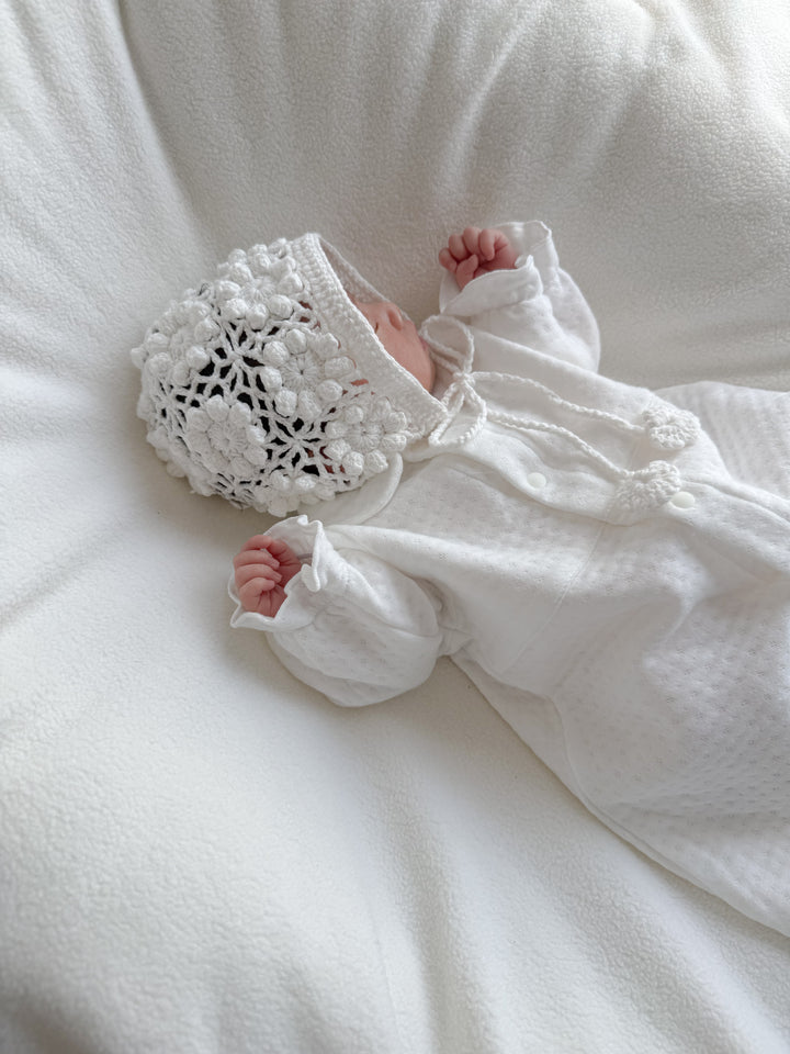 【即納】 bébé/ (長袖) Milky Organic Quilt Dressall