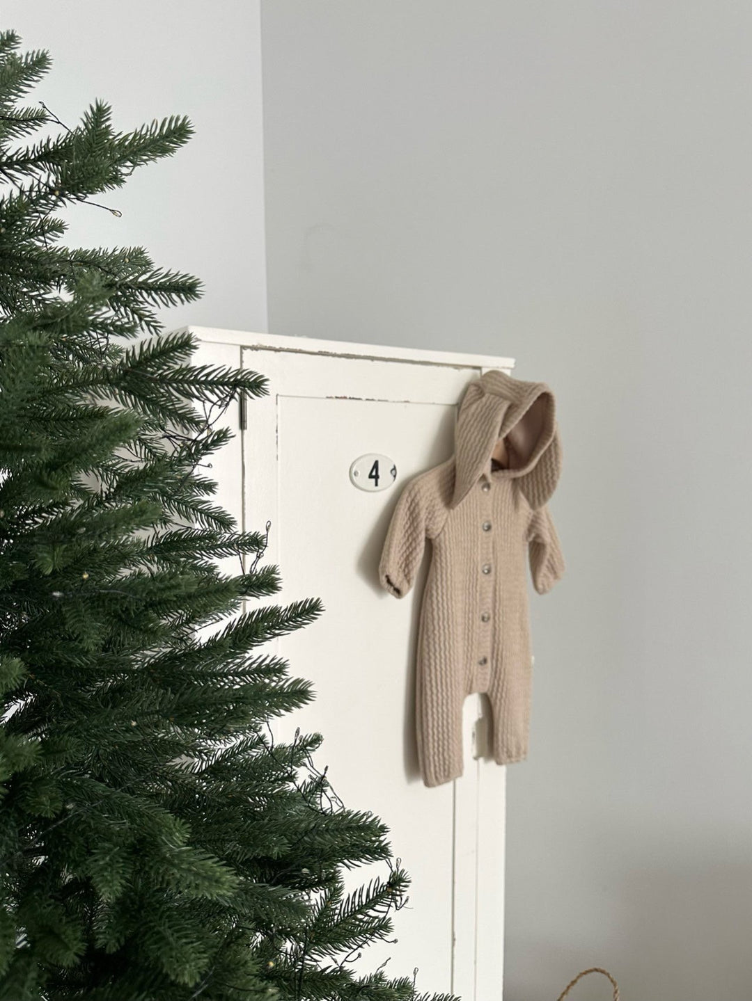 【新作:10/27以降発送】 monbebe / Bunny knit suit