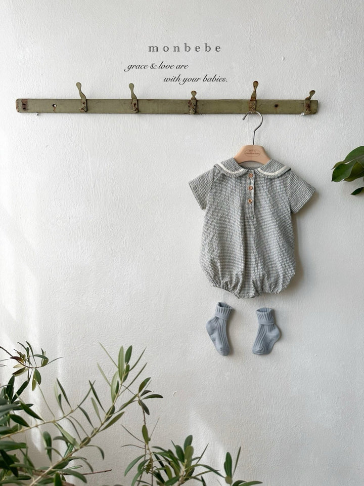 【2026夏新作】monbebe / Check Sailor Suit