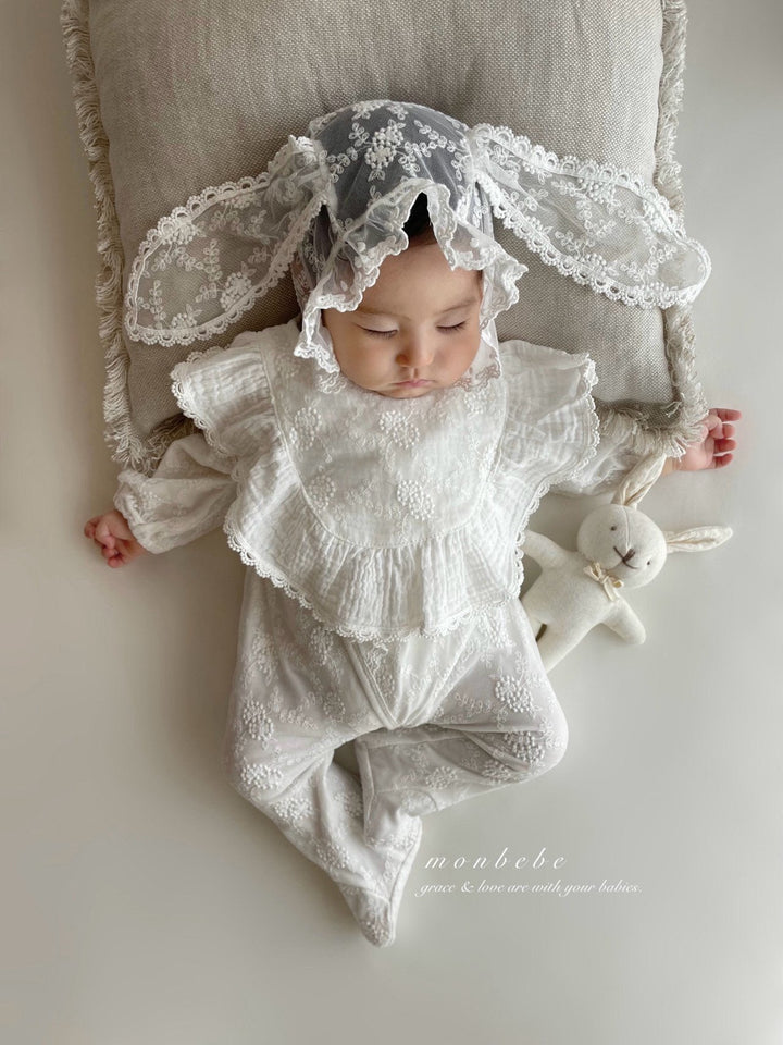 monbebe / Lace bunny bonnet