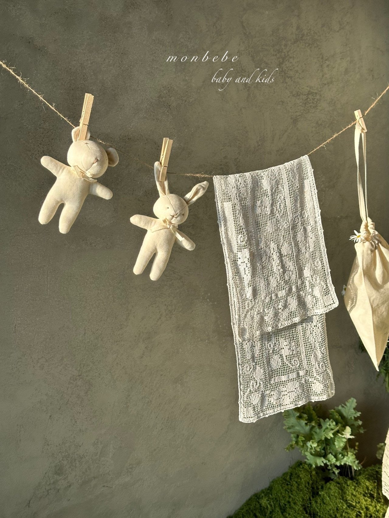 monbebe / organic soft toy (rattle) – ciel de bébé