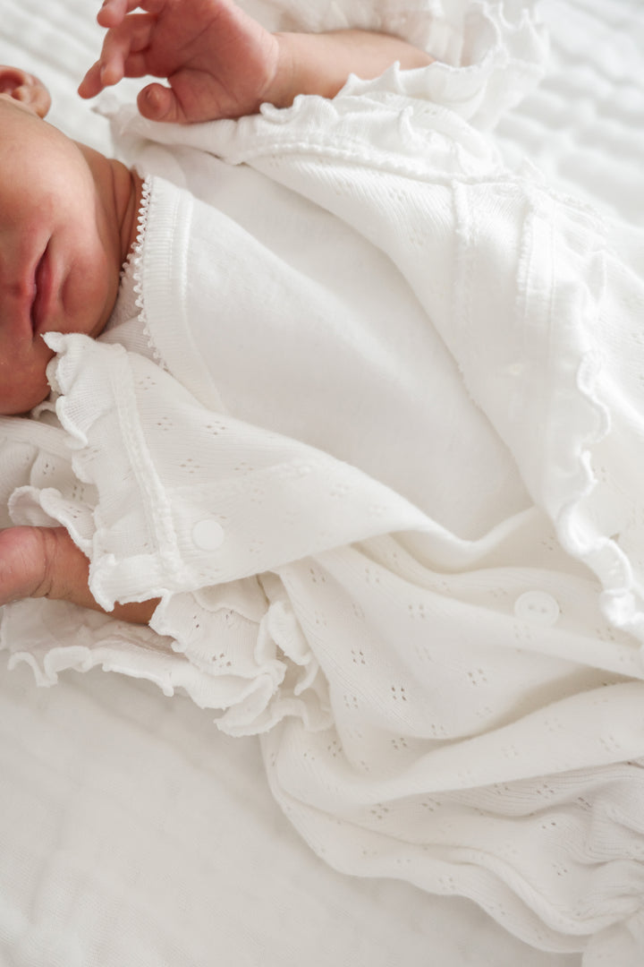 【2026夏新作】bébé / (半袖) whipped frill suit