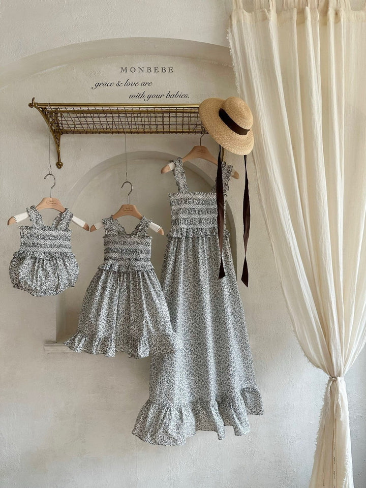 【予約】monbebe / smock dress (kids)