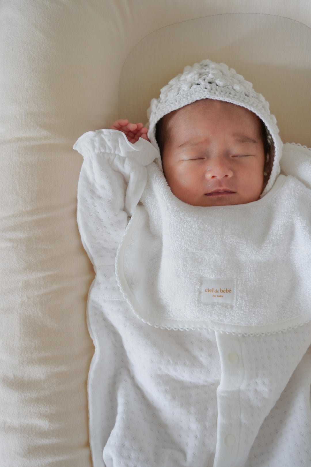 【即納】 bébé/ (長袖) Milky Organic Quilt Dressall