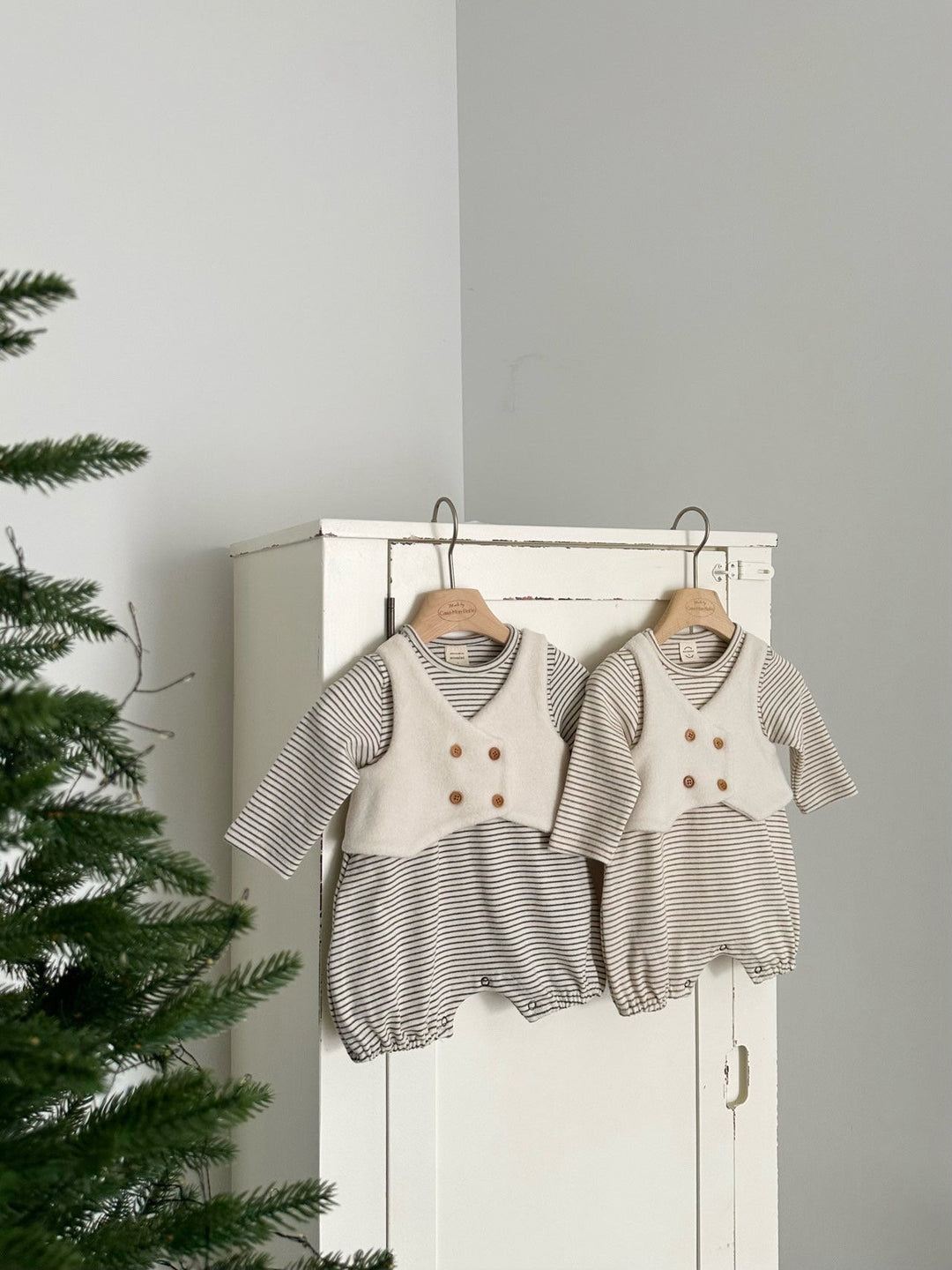 【新作:10/27以降発送】 monbebe / Vest suit