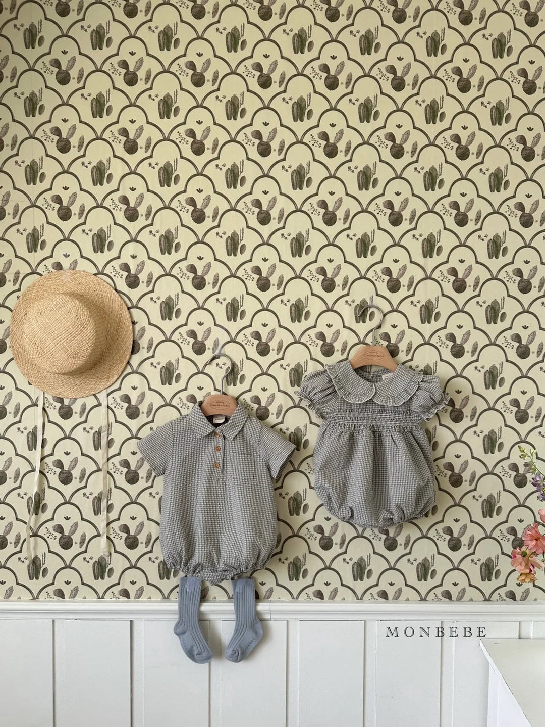 【カート追加時30%OFF】monbebe / Smocked zimmer suit