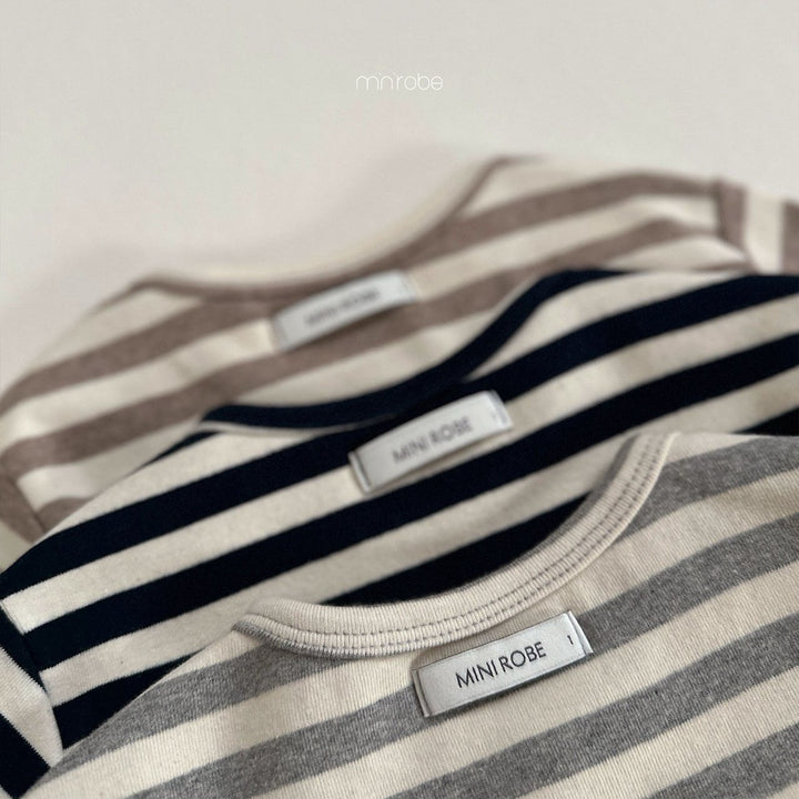 minirobe /  mango stripe round tee