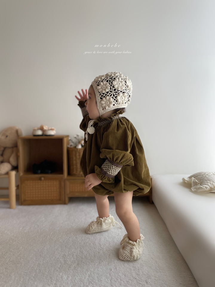 【新作:10/27以降発送】 monbebe / Charlotte smock suit