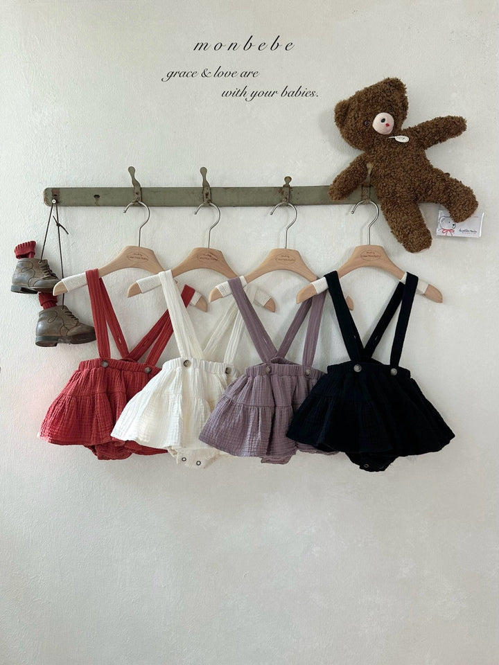 【予約】monbebe / Cancan Suspender Bloomer Skirt
