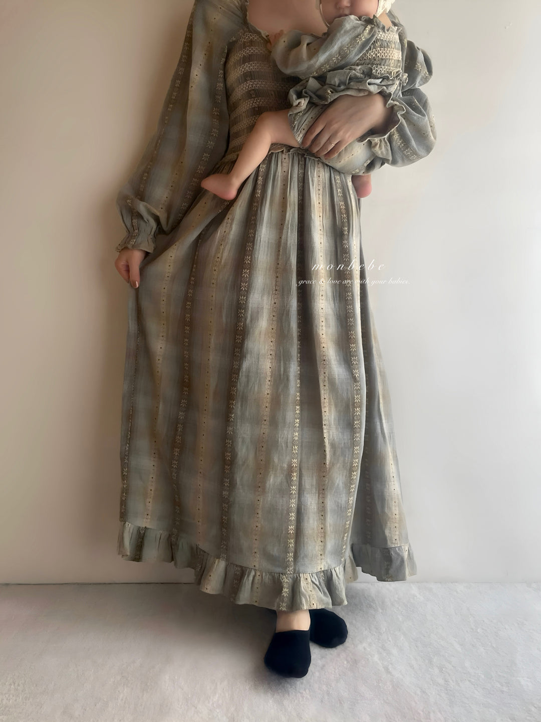 monbebe / Lara check dress  (mom)
