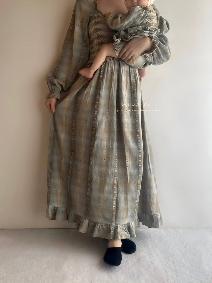 monbebe / Lara check dress  (mom)