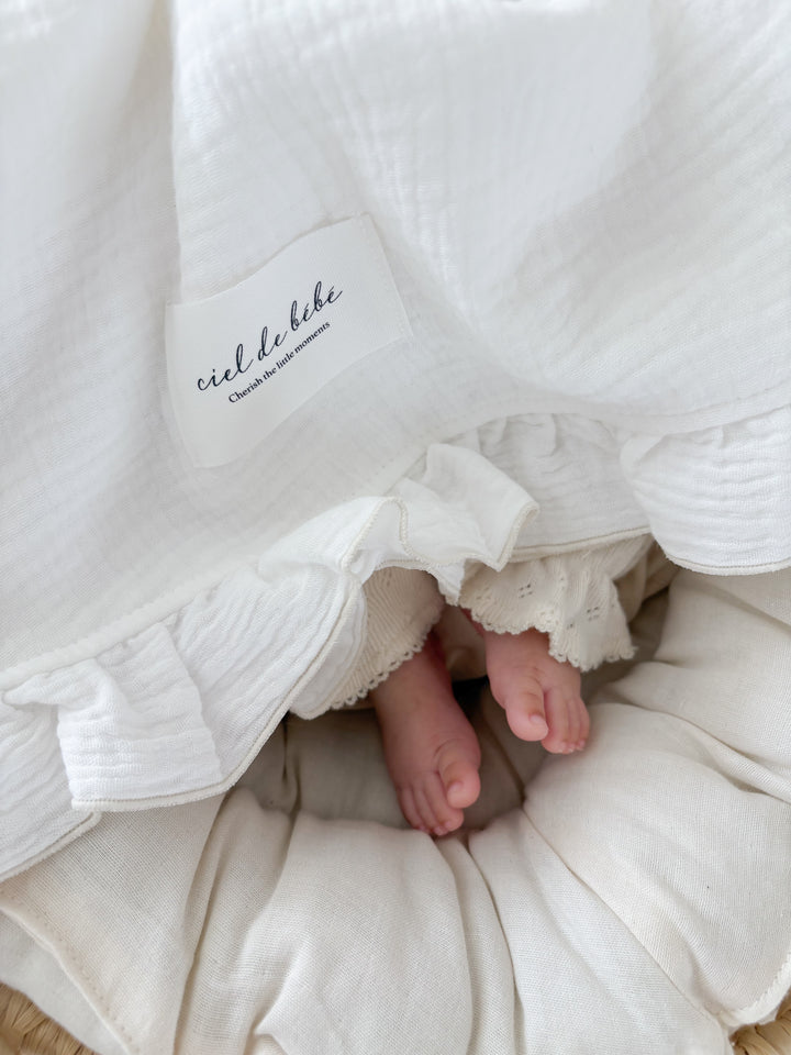 bébé / Luna Round Frill Blanket