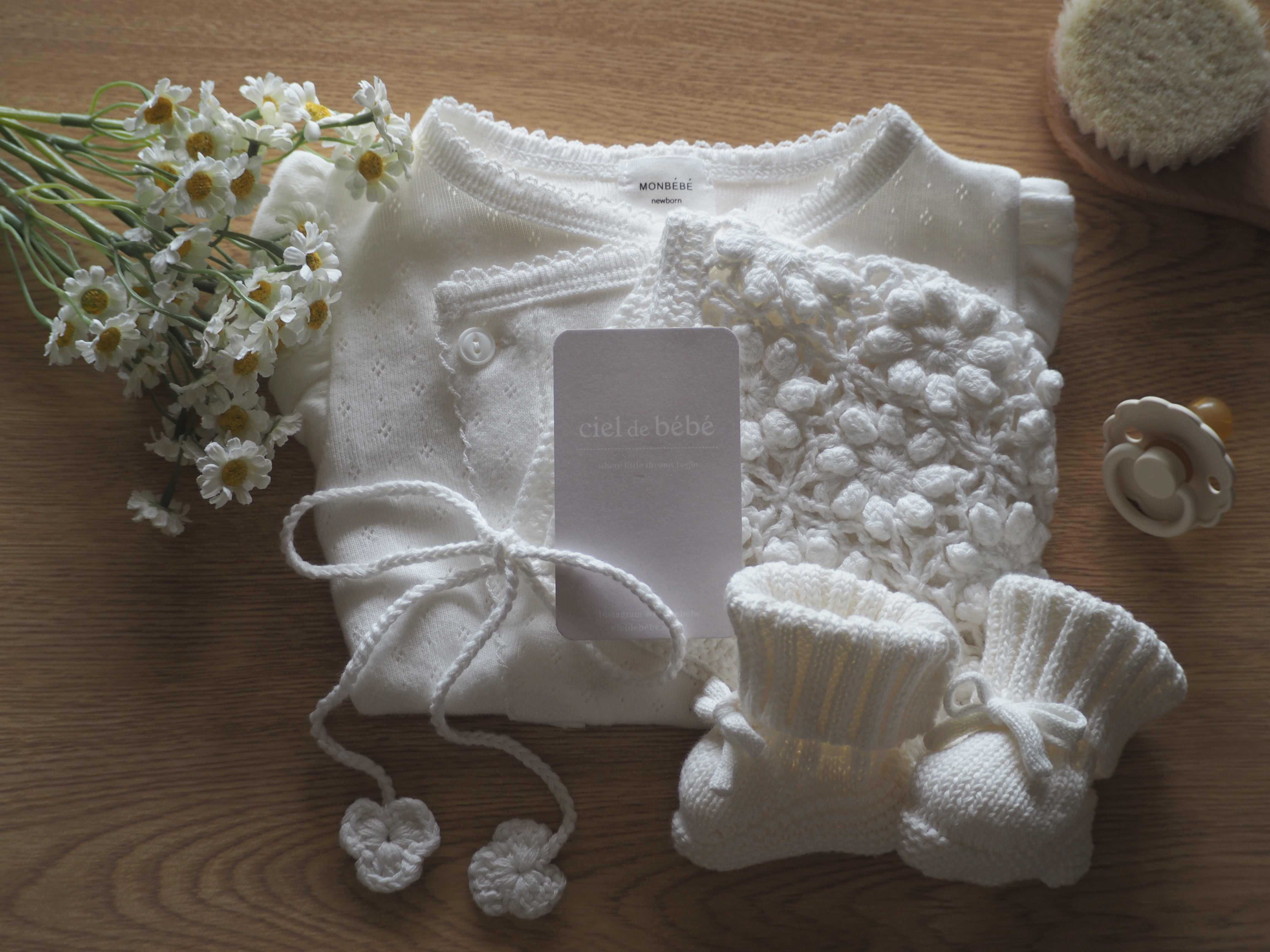 monbebe / handmade cotton bonnet – ciel de bébé