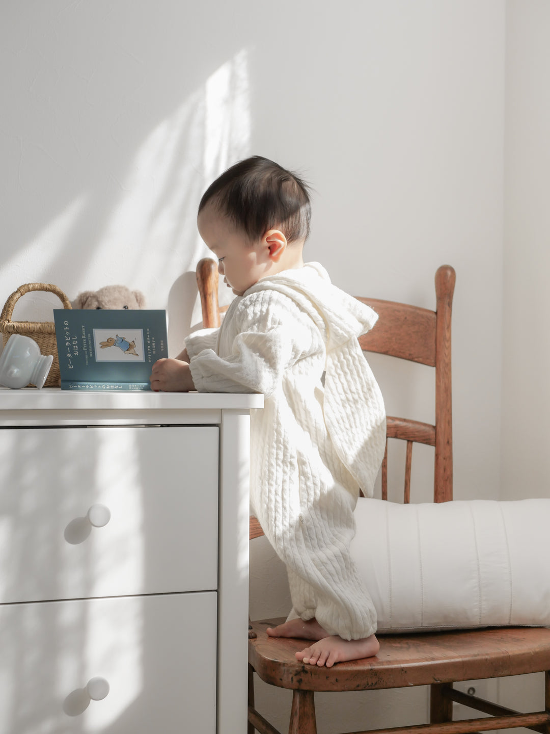 【新作:10/27以降発送】 monbebe / Bunny knit suit