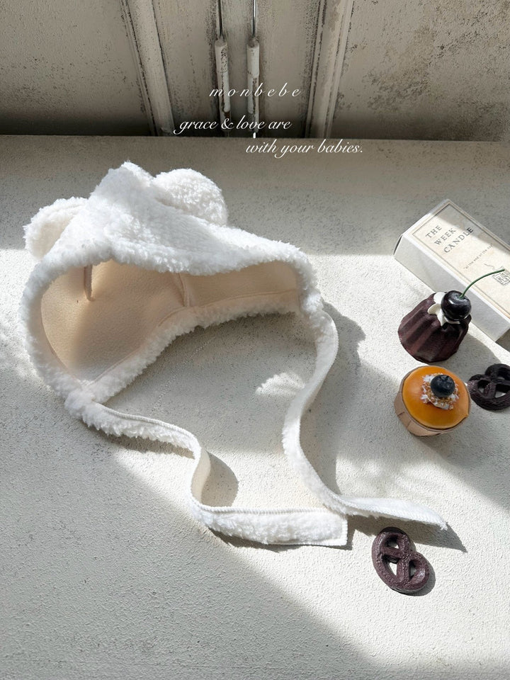 【新作 11/12予約受付開始】monbebe / Cat bonnet