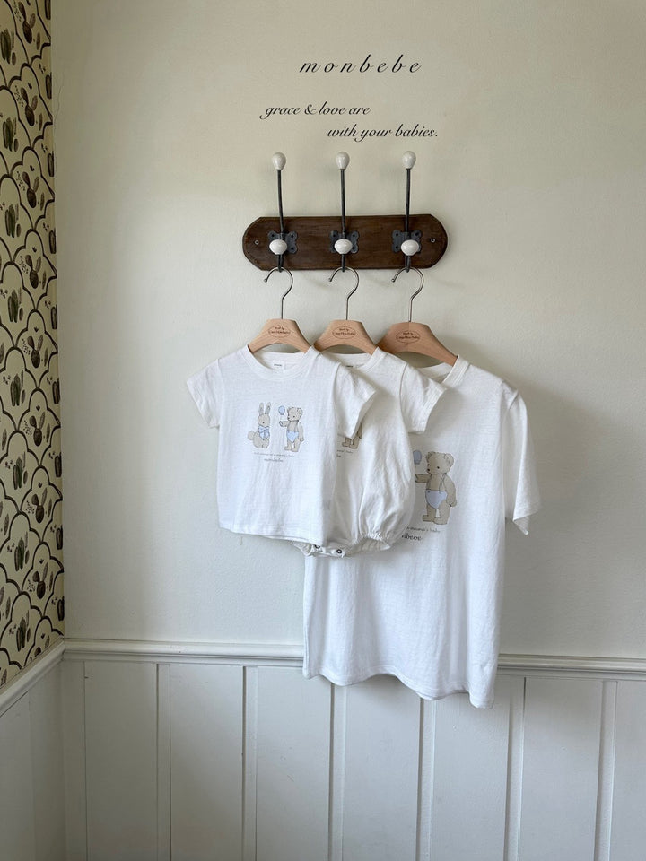 monbebe / (mom) Bunny teddy tee