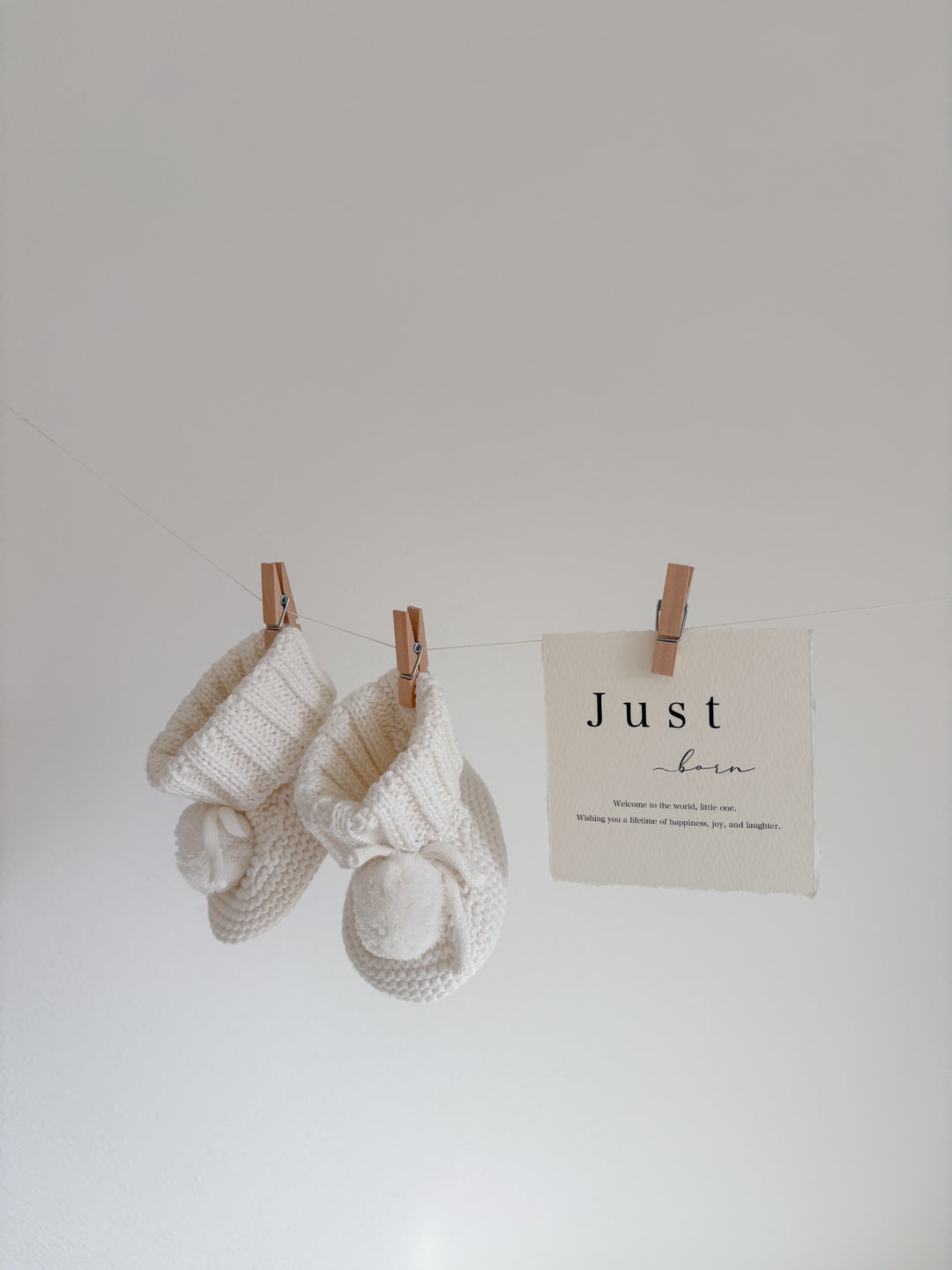 bébé / knit pompom shoes