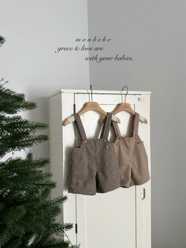 monbebe / Window Check overalls