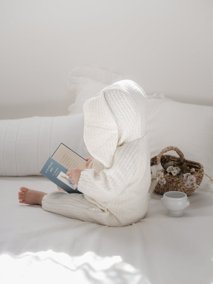 【新作:10/27以降発送】 monbebe / Bunny knit suit