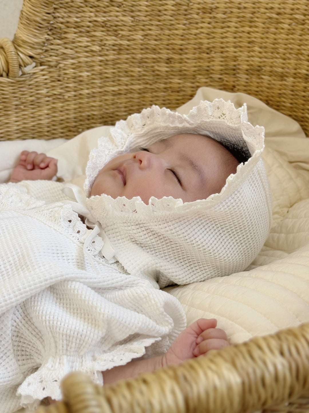 【3/6発売】bébé / (半袖) waffle glory suit