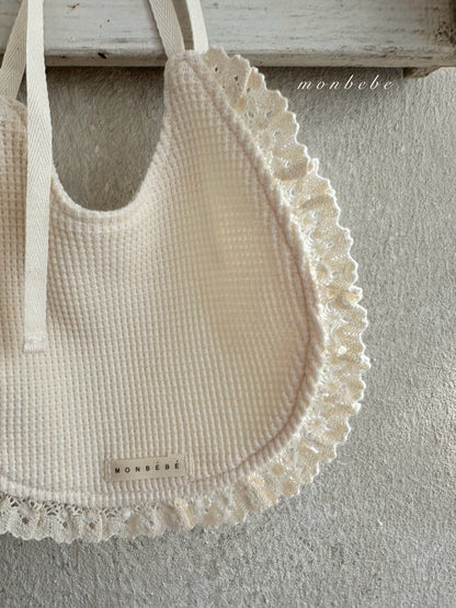 monbebe /  waffle lace bib