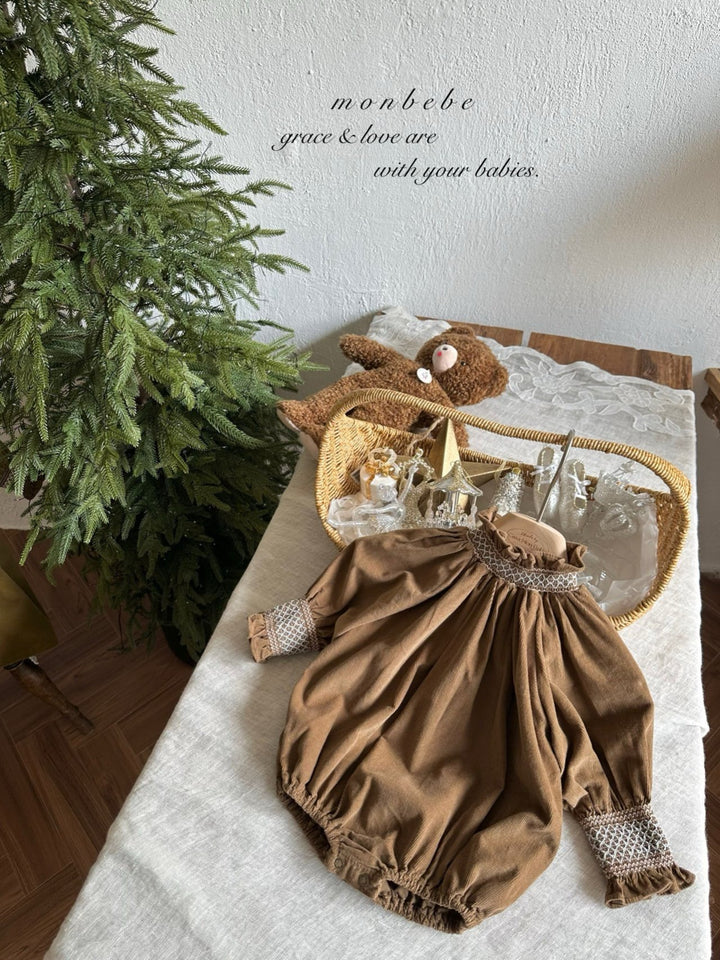 【新作:10/27以降発送】 monbebe / Charlotte smock suit