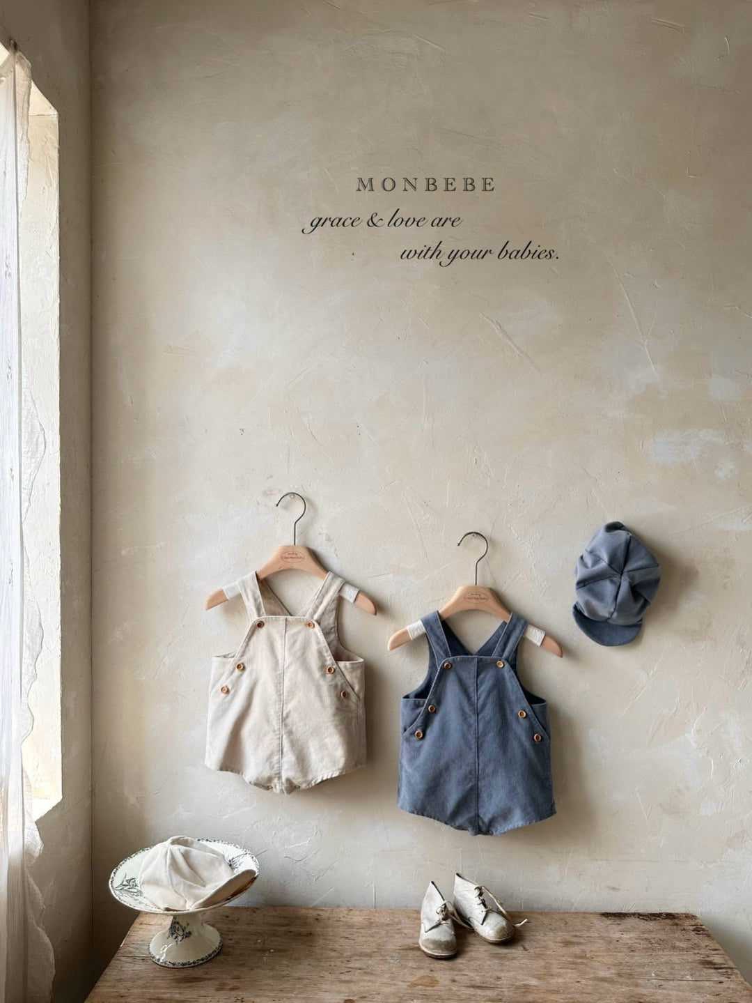 【8/15販売開始】 monbebe / Corduroy Suit (capset)