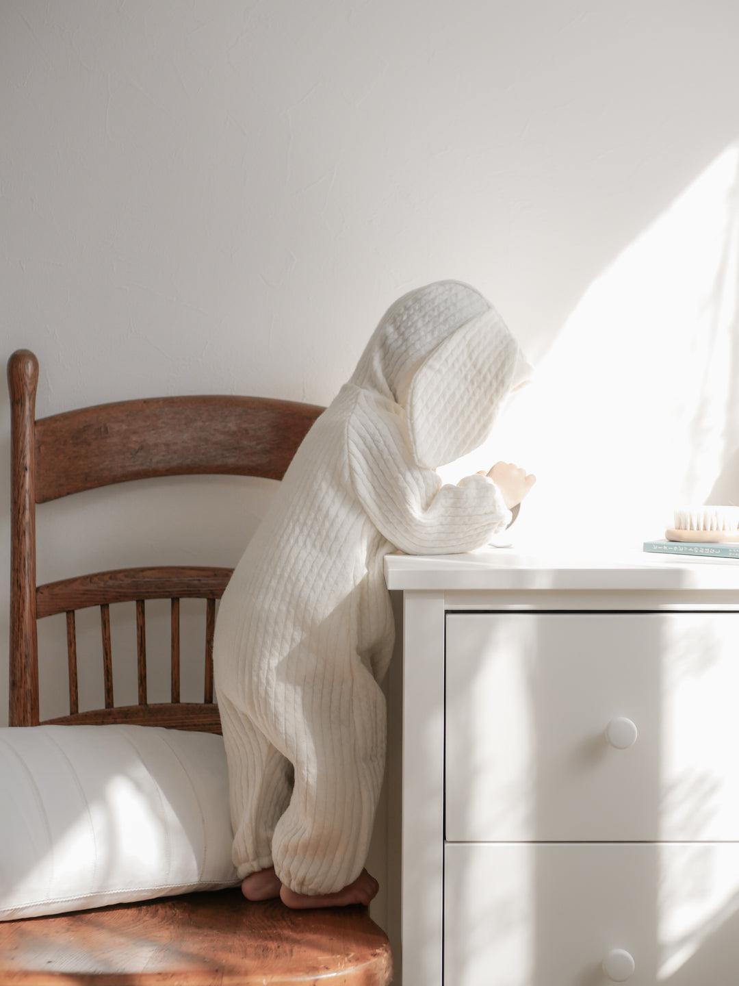 【新作:10/27以降発送】 monbebe / Bunny knit suit