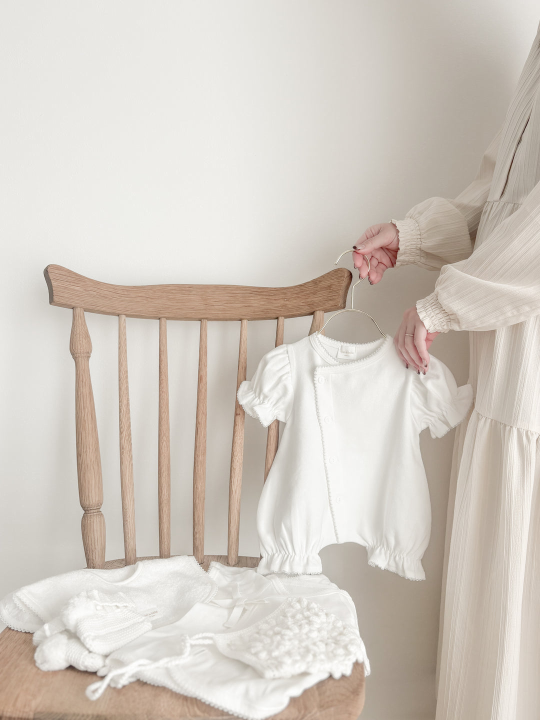 【2026夏新作】bébé / (半袖) Pure lumi suit