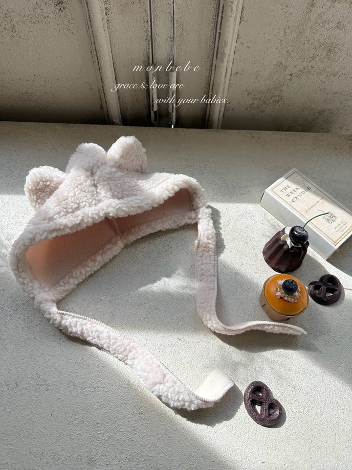 【新作 11/12予約受付開始】monbebe / Cat bonnet