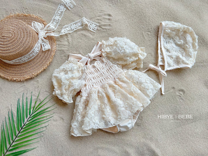 (カート追加時50%off)  / Rose lace swimsuit set