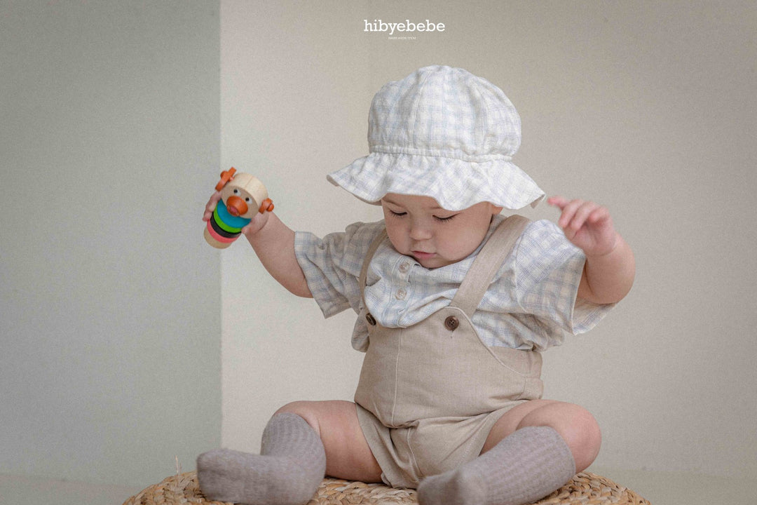 hibyebebe / Cozy linen suspenders