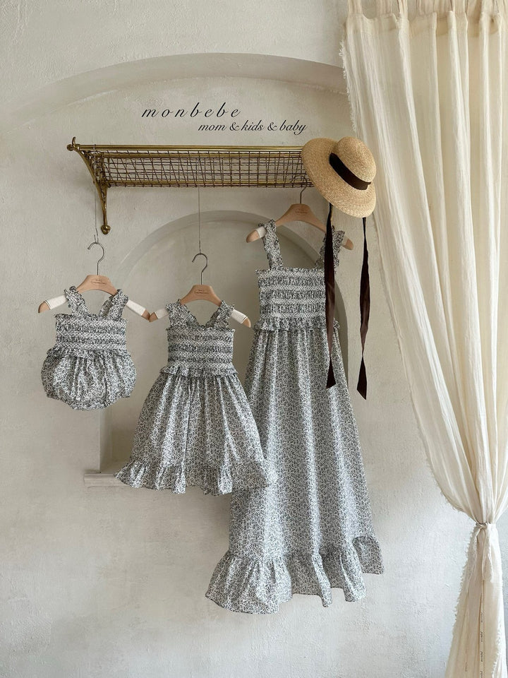【予約】monbebe / smock dress (kids)