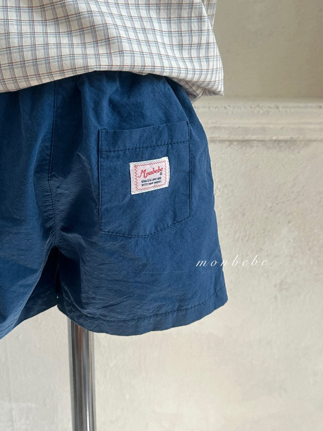 【予約】monbebe / Batik Cotton Shorts