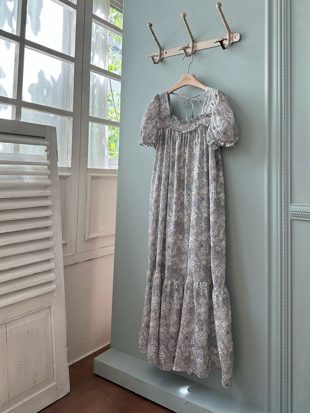【予約】 monbebe / Hazy Flower Dress   (mom)