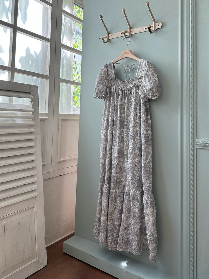 【予約】 monbebe / Hazy Flower Dress   (mom)