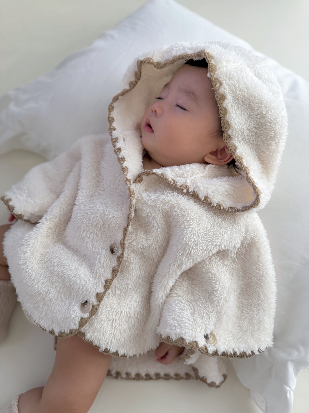 【即納】monbebe / (0-2歳まで) marshmallow bébé poncho