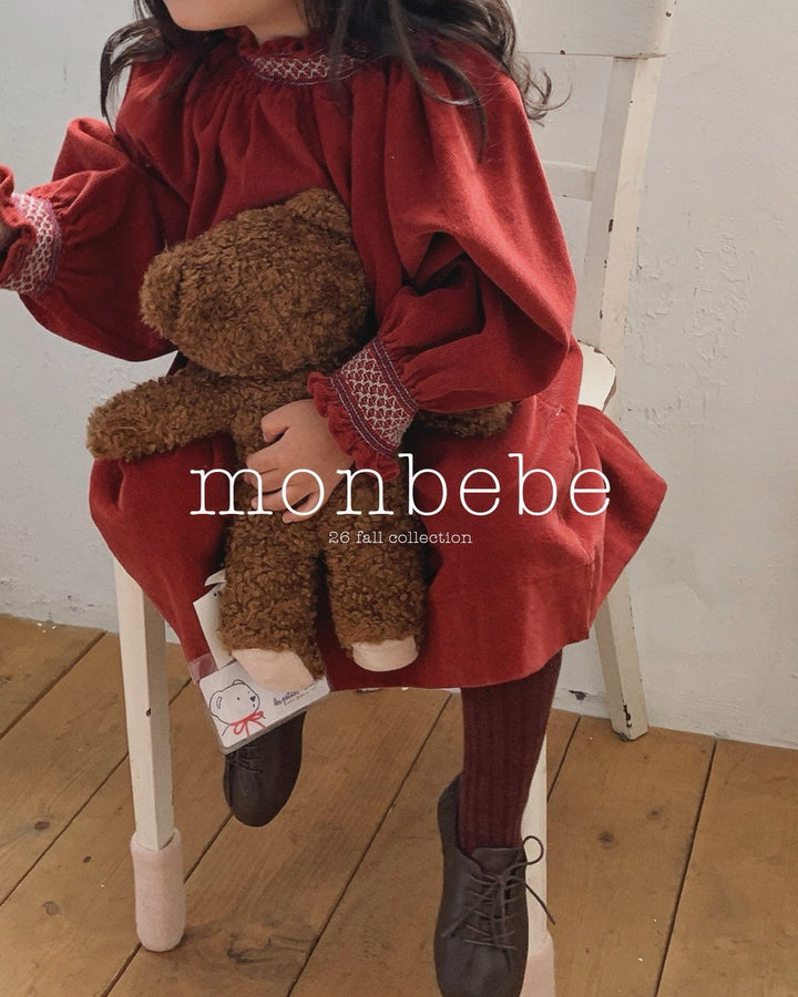 monbebe / Corduroy Smock Dress