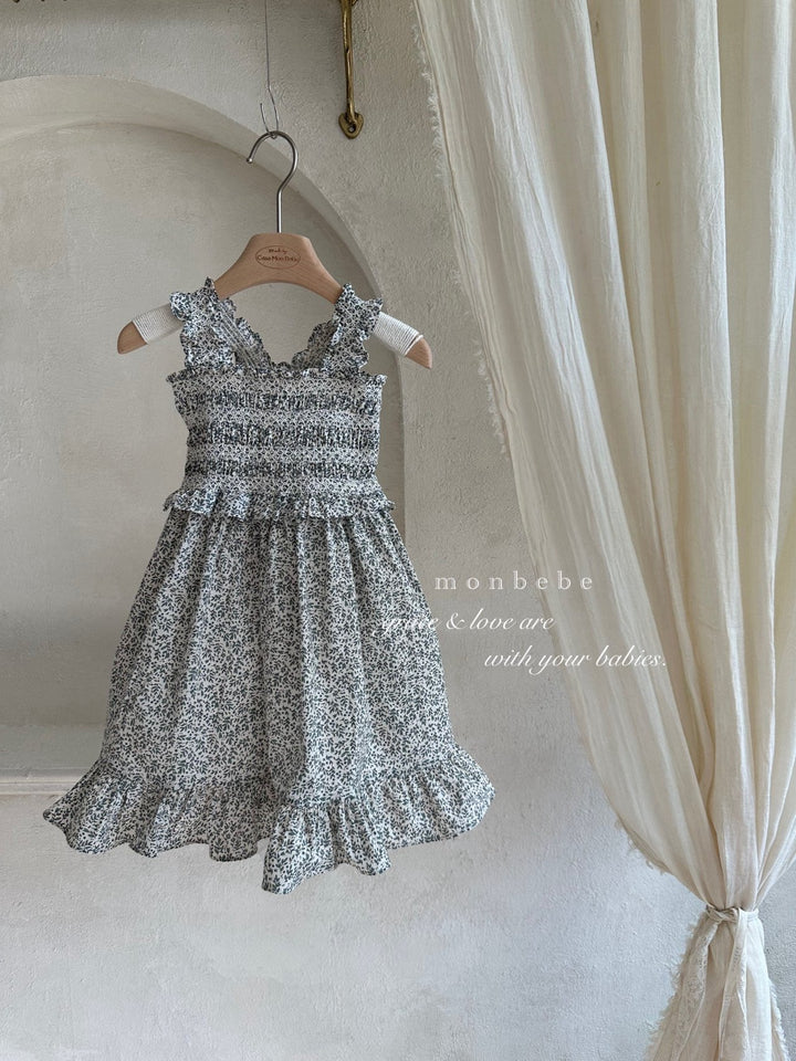 【予約】monbebe / smock dress (kids)