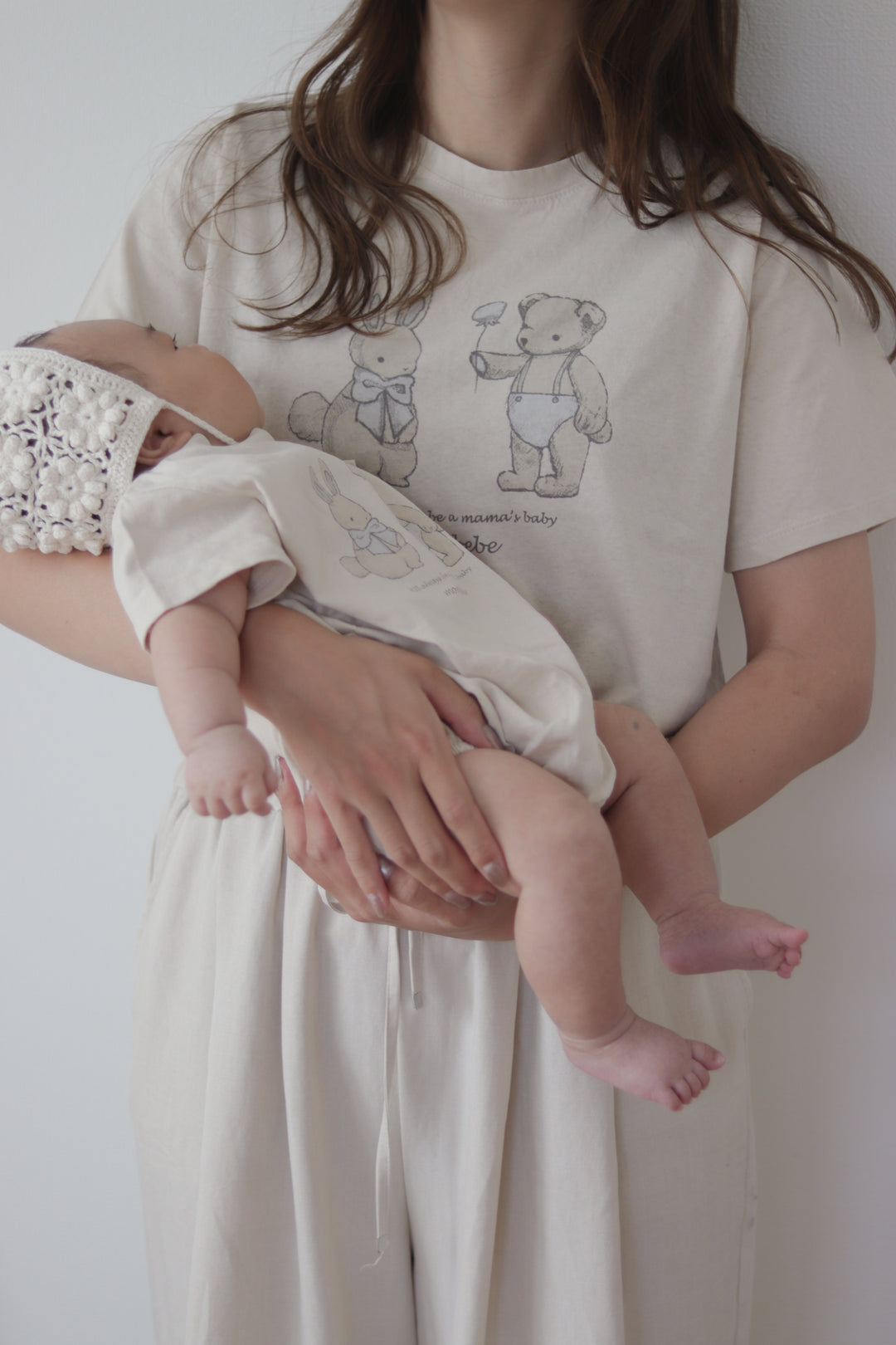 monbebe / (mom) Bunny teddy tee