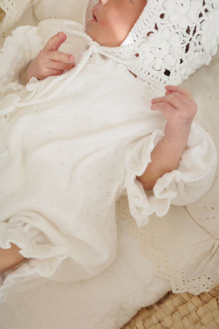 【2026夏新作】bébé / (半袖) whipped frill suit