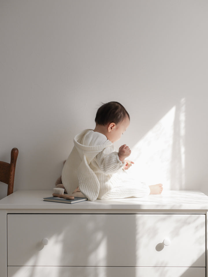 【新作:10/27以降発送】 monbebe / Bunny knit suit