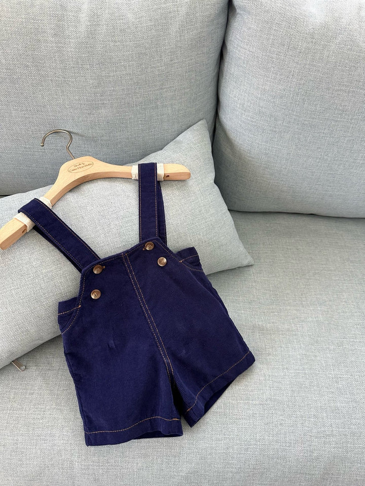 【予約】monbebe / Royal Corduroy Suspender Pants