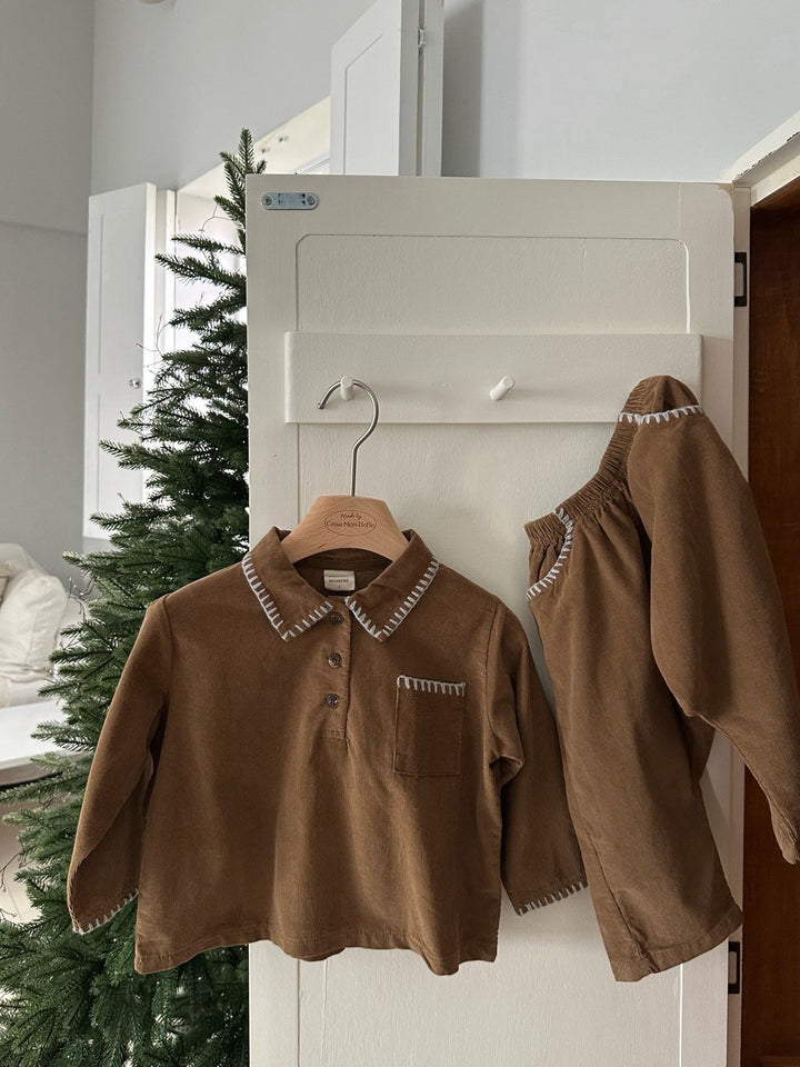 【新作:10/27以降発送】 monbebe / Louis melo shirts