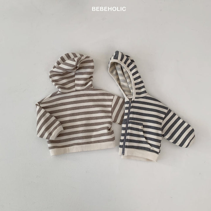 bebeholic / Broccoli striped hoodie