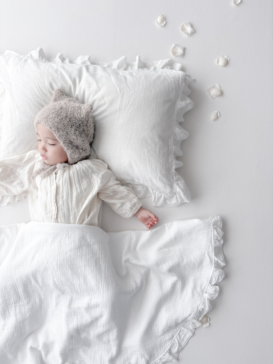 bébé / Luna Round Frill Blanket