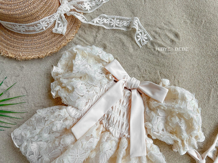 (カート追加時50%off)  / Rose lace swimsuit set