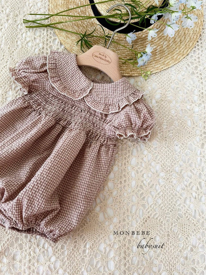 【カート追加時30%OFF】monbebe / Smocked zimmer suit