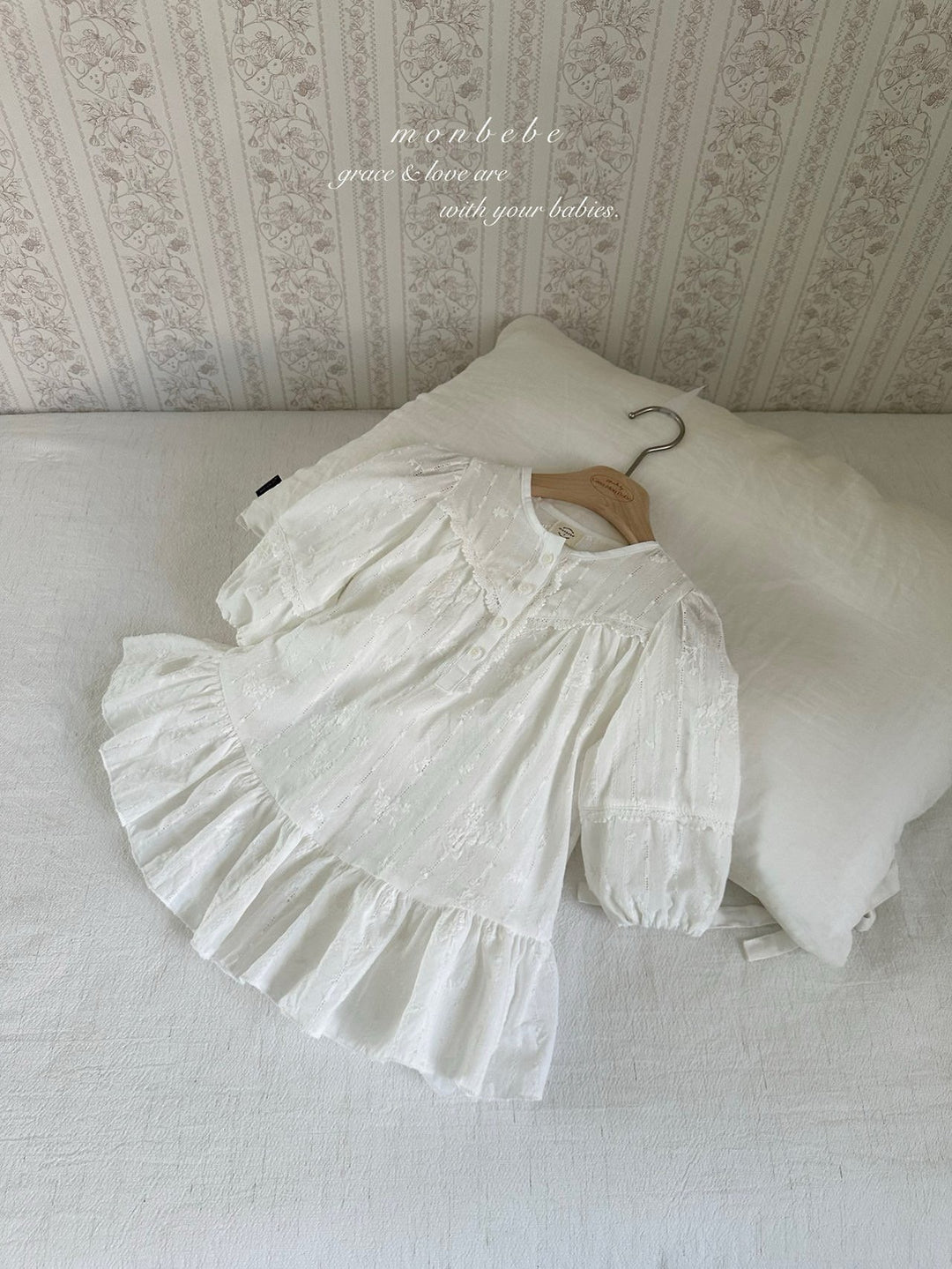 【予約】monbebe / (kids) Marant dress
