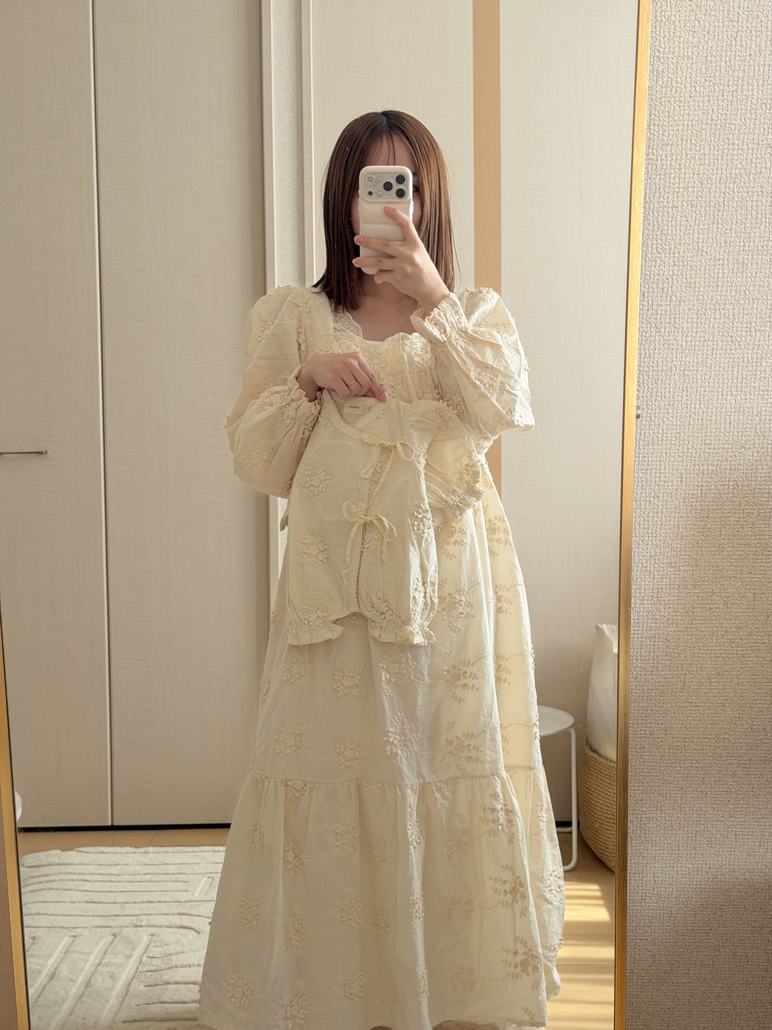 2026春新作】 monbebe / Flora vintage dress (mom) – ciel de bébé